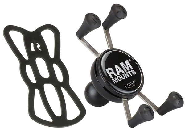 RAM MOUNTS X-Grip スマホホルダー(Sサイズ) 標準アーム & T-ボルトアタッチメント付