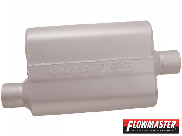 FLOWMASTER 40 デルタ フロー マフラー - 2.50 Offset In / 2.50 Center Out - Aggressive