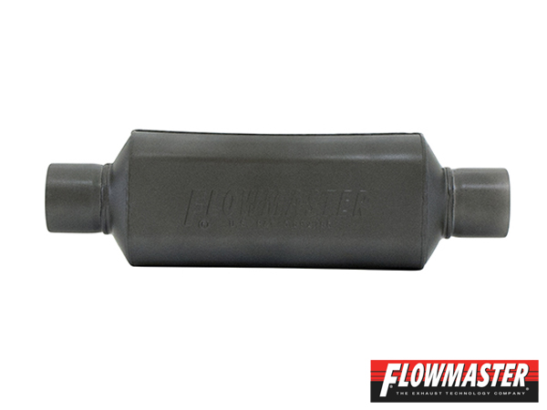 FLOWMASTER スーパー HP-2 マフラー 409S - 2.25 Center In./2.25 Center Out - Aggressive