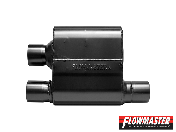 FLOWMASTER スーパー 10 シリーズ マフラー - 2.50 Offset In / Out - Aggressive Sound