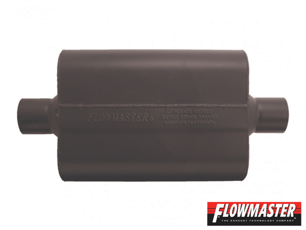FLOWMASTER スーパー 44 マフラー - 2.50 Center In / 2.50 Center Out - Aggressive Sound