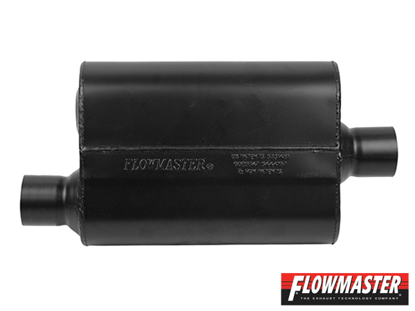 FLOWMASTER スーパー 44 マフラー - 2.50 Offset In / 2.50 Center Out - Aggressive Sound