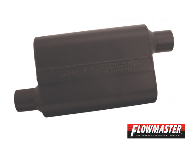 FLOWMASTER スーパー 44 マフラー - 2.50 Offset In / 2.50 Offset Out - Aggressive Sound