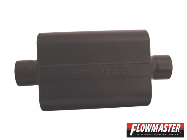 FLOWMASTER スーパー 44 マフラー - 3.00 Center In / 3.00 Center Out - Aggressive Sound