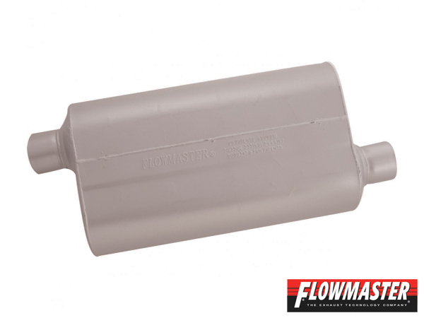 FLOWMASTER スーパー 50 マフラー - 2.50 Offset In / 2.50 Offset Out - Mild Sound