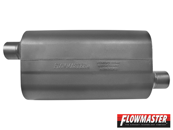 FLOWMASTER スーパー 50 マフラー 409S - 2.50 Offset In / 2.50 Offset Out - Mild Sound
