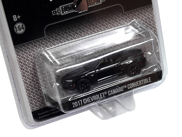 Greenlight 1/64ミニカーコレクション Camaro SS CV(カマロSSコンバーチブル) Black Bandit