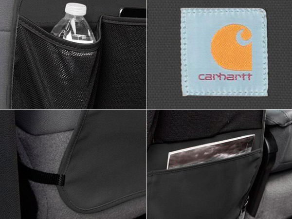 COVERCRAFT シートバックオーガナイザー/Carhartt/カーハートグラベル (シートバックポケット、収納、キックガード)
