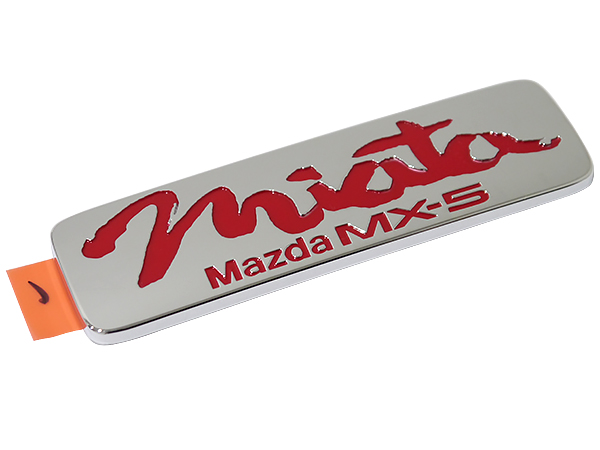 USマツダ純正 89-98y ユーノスロードスター MAZDA MX-5ミアータ MIATA初代 NA系 リアエンブレム レッド NA0151721A