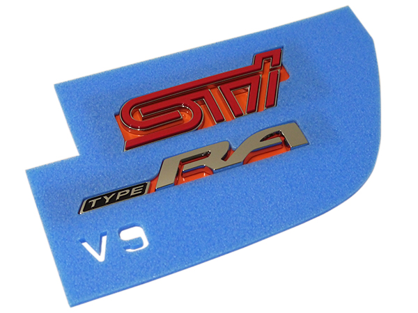 USスバル純正 WRX STI S4 限定車 Type RA リアエンブレムVAB VAG VA USスバル 93079VA220