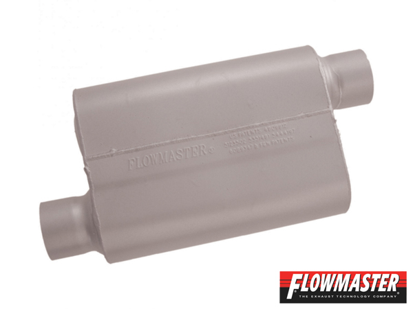 FLOWMASTER 40 シリーズ マフラー - 3.00 Offset In / 3.00 Offset Out - Aggressive Sound
