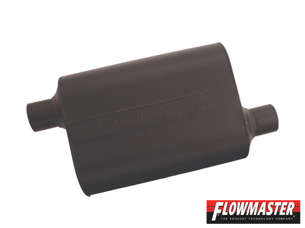 FLOWMASTER スーパー 40 マフラー - 2.25 Offset In / 2.25 Offset Out - Aggressive Sound