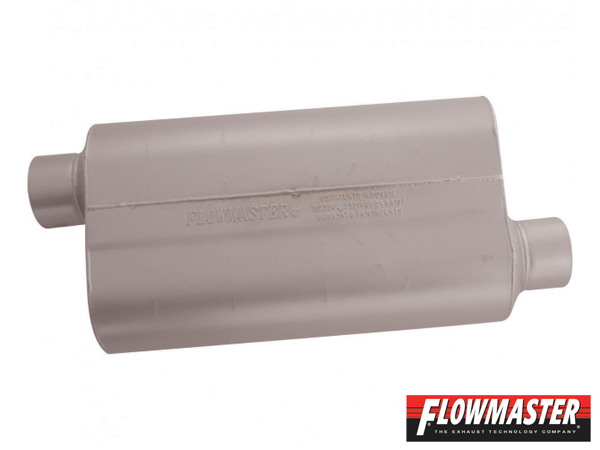 FLOWMASTER スーパー 50 マフラー - 3.00 Offset In / 3.00 Offset Out - Mild Sound