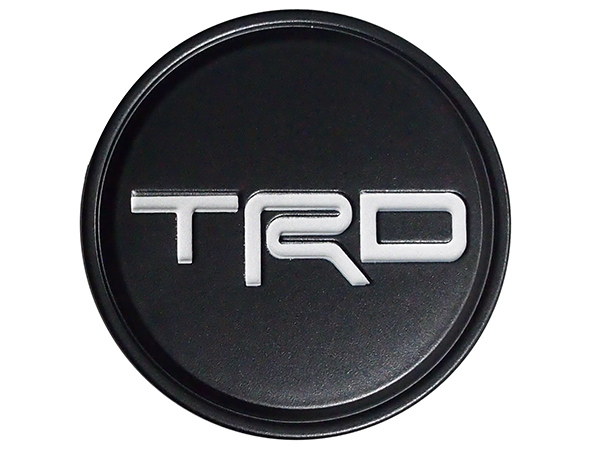 TRD OFF-ROAD 18インチホイールPT758-42200-02用 センターキャップ(マットブラック/ホワイトロゴ) PT280-42200-02 4個