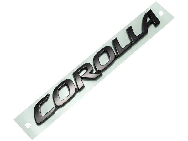 USトヨタ純正 カローラクロス 10系 COROLLA CROSS リアエンブレム(ブラック)