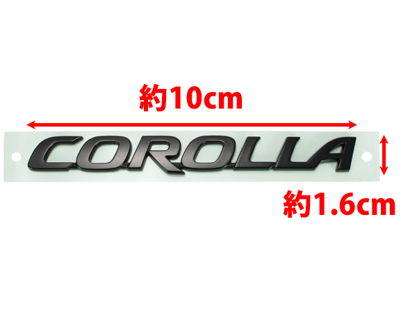 USトヨタ純正 カローラクロス 10系 COROLLA CROSS リアエンブレム(ブラック)