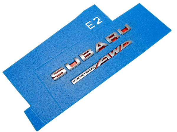 USスバル純正 SUBARU SYMMETRICAL AWD リアエンブレム 93079SJ010 (18y- フォレスター SK系)