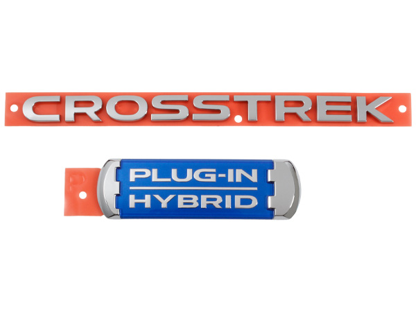 USスバル純正 XV GT系「CROSSTREK PLUG-IN HYBRID」リアエンブレム